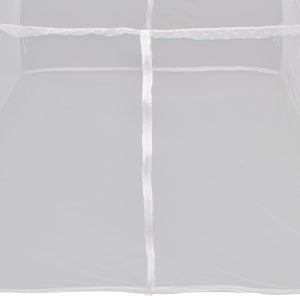 Campingzelt 200×180×150 cm Fiberglas Weiß