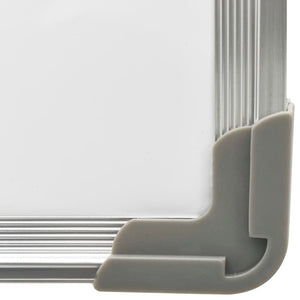 Magnetisches Whiteboard Weiß 60 x 40 cm Stahl