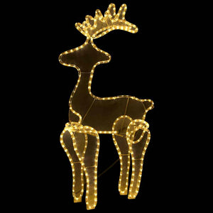 Rentier Weihnachtsdekoration mit Mesh 306 LEDs 60x24x89 cm