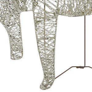 Weihnachtsdeko Rentier & Schlitten 60 LEDs Outdoor Golden