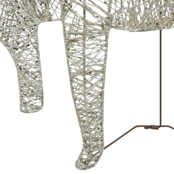 Weihnachtsdeko Rentier & Schlitten 60 LEDs Outdoor Golden