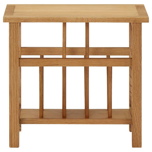 Zeitungstisch 45x27x42 cm Eiche Massivholz