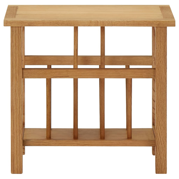 Zeitungstisch 45x27x42 cm Eiche Massivholz