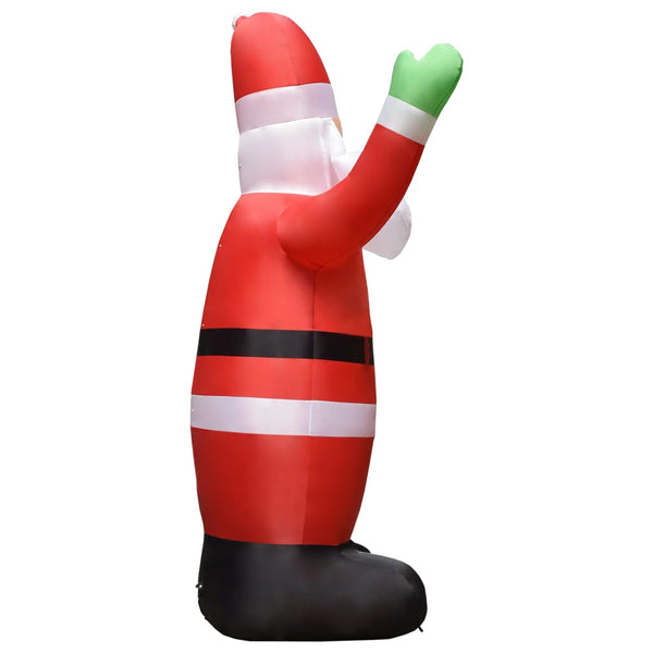 Aufblasbarer Weihnachtsmann mit LEDs Weihnachtsdeko IP44 4,5 m
