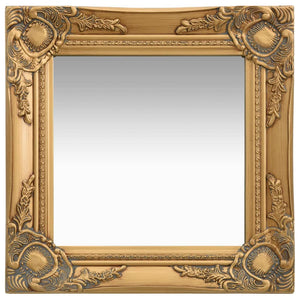 Barock Wandspiegel 40x40 cm Gold