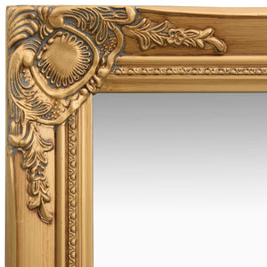 Barock Wandspiegel 40x40 cm Gold