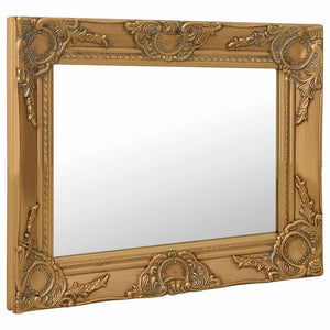 Goldener Barock Wandspiegel 50x40 cm