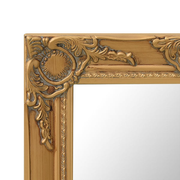 Goldener Barock Wandspiegel 50x50 cm