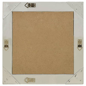 Barock Wandspiegel 50x50 cm Silber