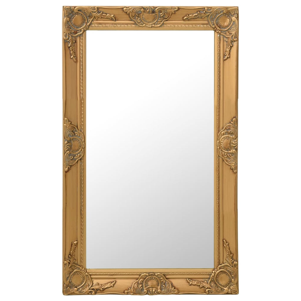 Goldener Barock Wandspiegel 50x80 cm