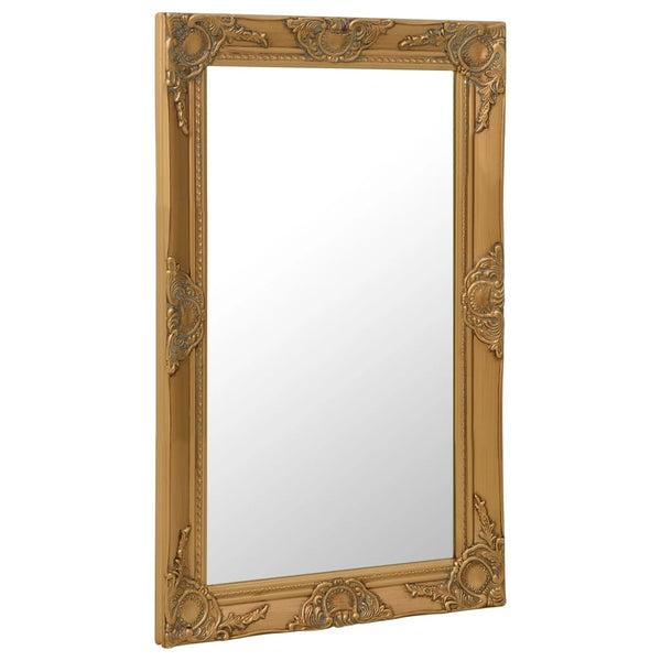 Goldener Barock Wandspiegel 50x80 cm