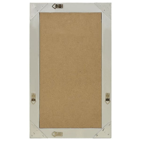 Barock Wandspiegel Silber 50x80 cm
