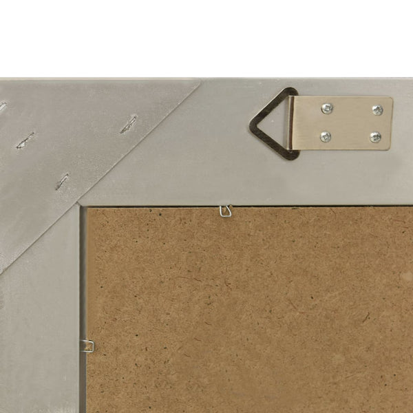 Barock Wandspiegel Silber 50x80 cm