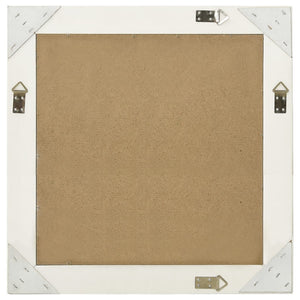 Barock Wandspiegel 60x60 cm Weiß