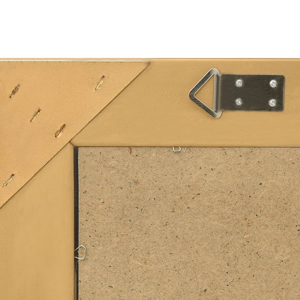 Barock Wandspiegel Golden 60x60 cm