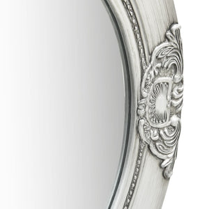 Barock Wandspiegel Silber 50cm