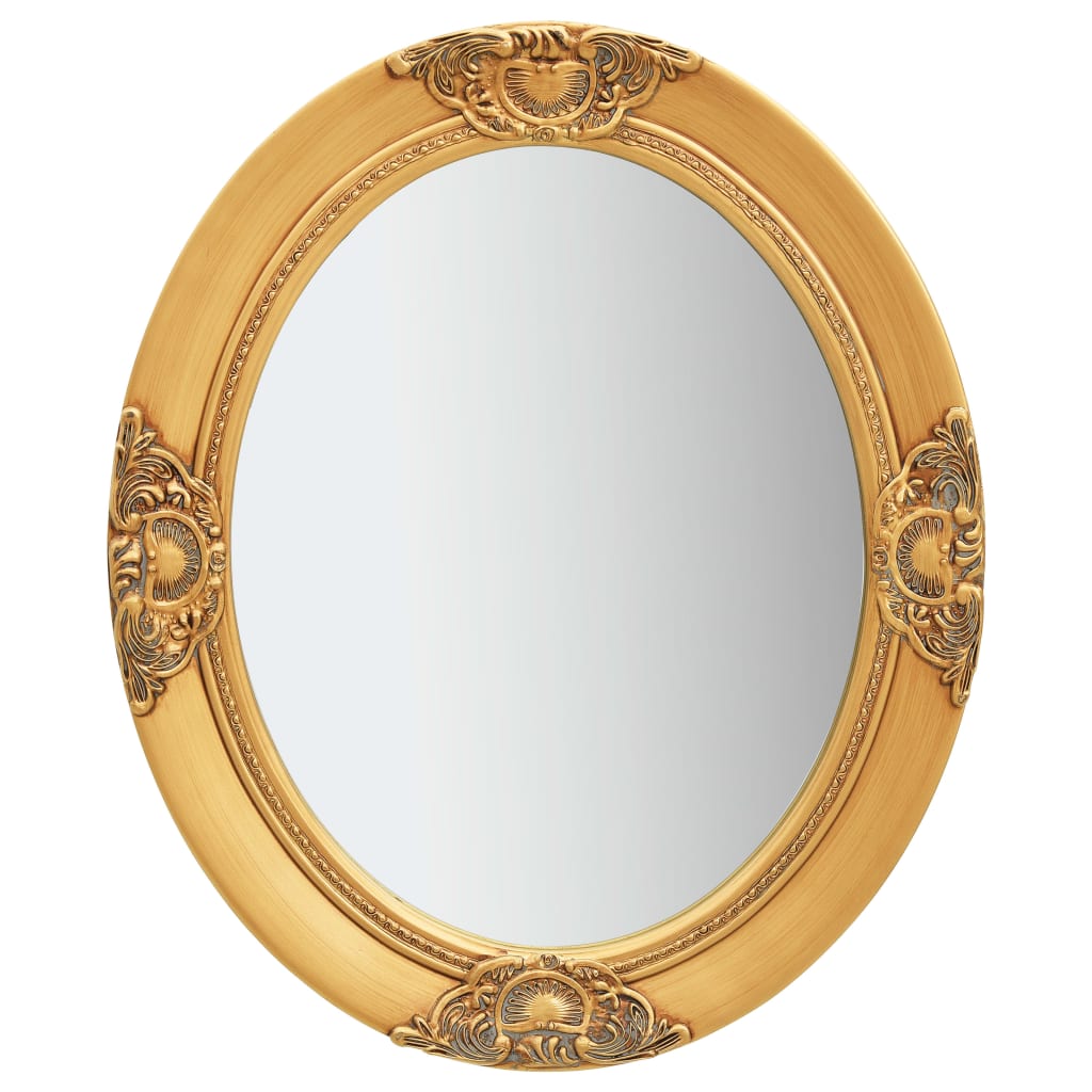 Goldener Barock Wandspiegel 50x60 cm