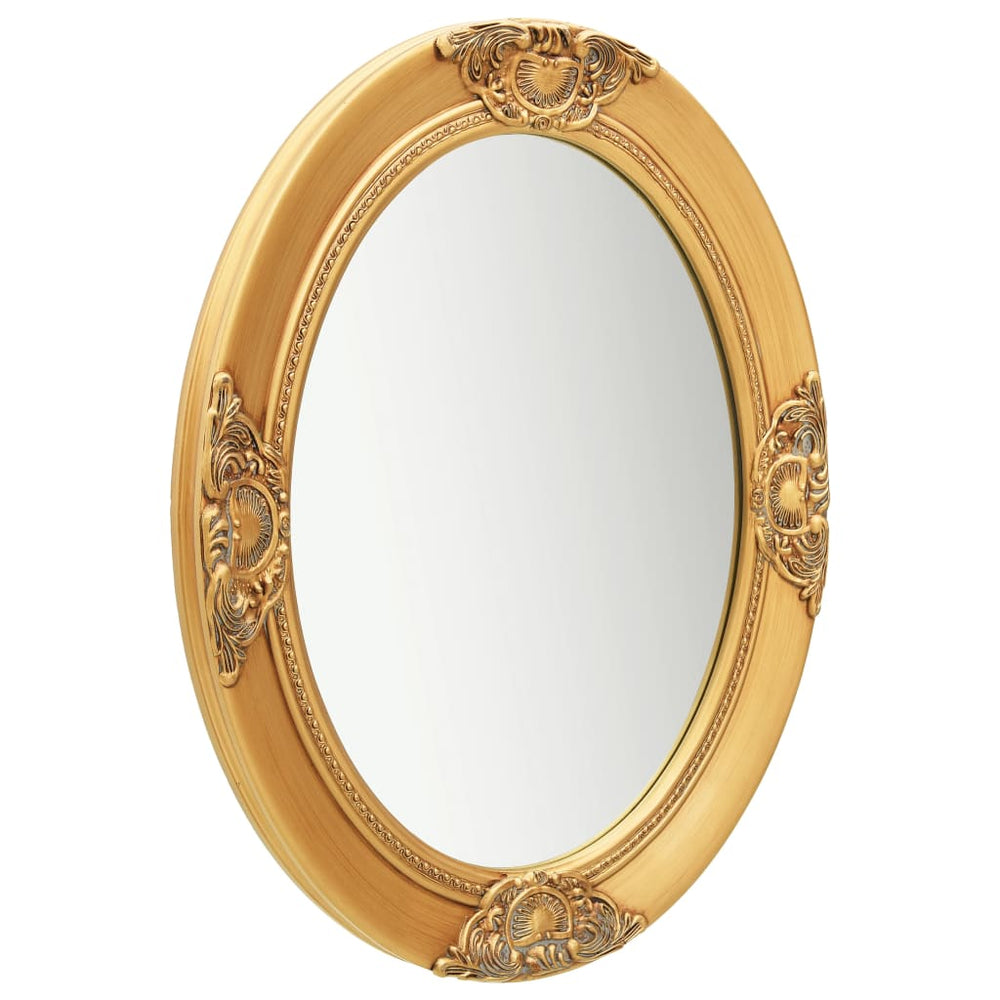 Goldener Barock Wandspiegel 50x60 cm