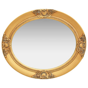 Goldener Barock Wandspiegel 50x60 cm