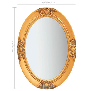 Barock Wandspiegel Gold 50x70 cm
