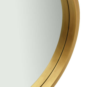 Wandspiegel mit Gürtel, 40 cm, Golden