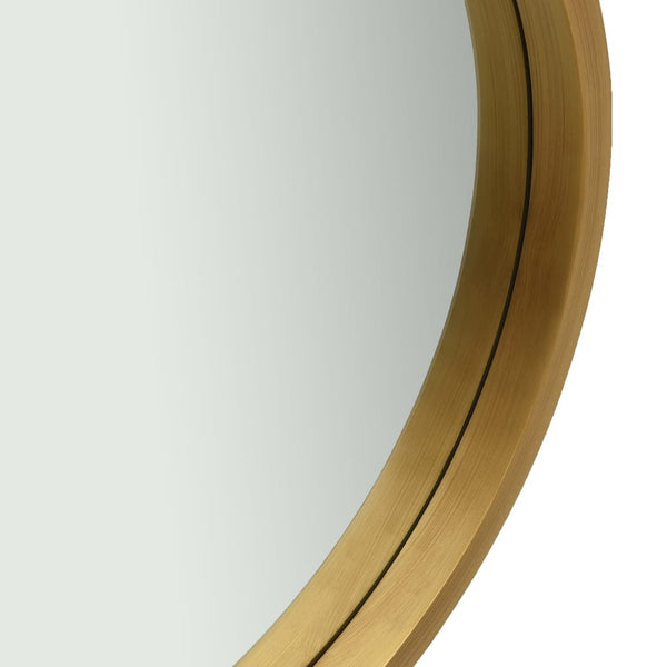 Goldener Wandspiegel mit Gürtel, 50 cm