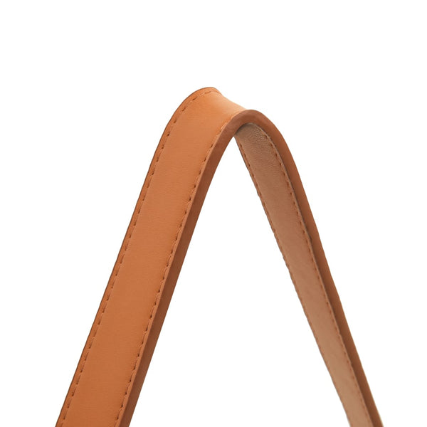 Goldener Wandspiegel mit Gürtel, 50 cm