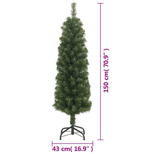 Schlanker künstlicher Weihnachtsbaum, 150cm