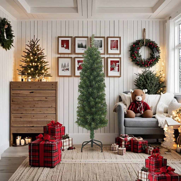 Schlanker künstlicher Weihnachtsbaum 180cm