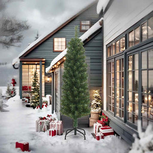 Schlanker künstlicher Weihnachtsbaum 240cm