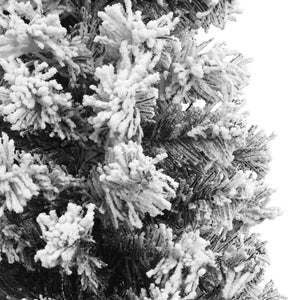 Schlanker, beschneiter Weihnachtsbaum, 150 cm