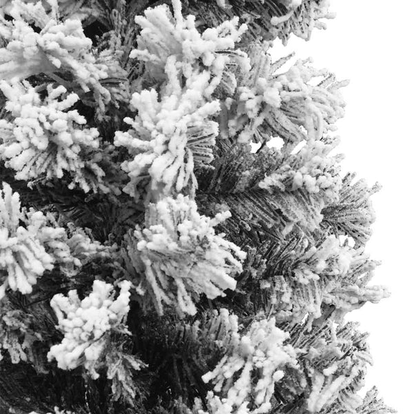 Schlanker, beschneiter Weihnachtsbaum, 150 cm