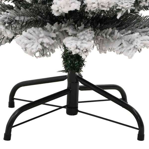 Schlanker, beschneiter Weihnachtsbaum, 150 cm