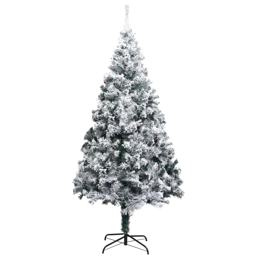 Künstlicher Weihnachtsbaum Beschneit Grün 210cm