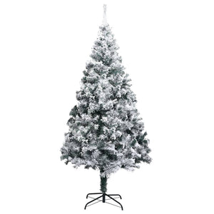 Künstlicher Weihnachtsbaum Beschneit Grün 210cm