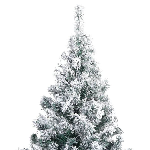 Künstlicher Weihnachtsbaum Beschneit Grün 210cm