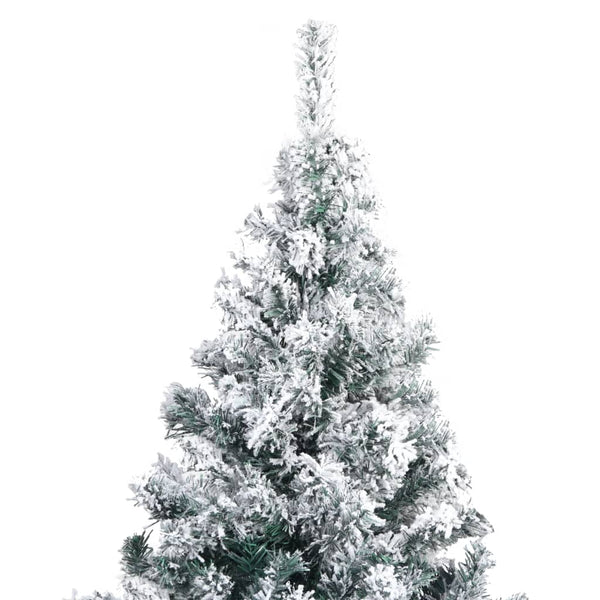 Künstlicher Weihnachtsbaum Grün mit Schnee 240cm