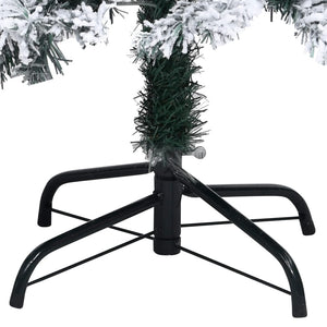 Künstlicher Weihnachtsbaum Grün mit Schnee 240cm