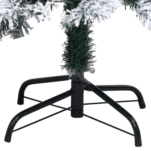 Künstlicher Weihnachtsbaum Grün mit Schnee 240cm