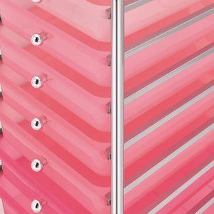 Schubladenwagen Ombre Rosa, 10 Schubladen