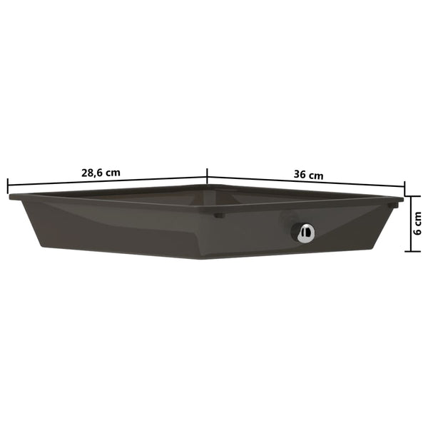 vidaXL Chariot de rangement XXL à 15 tiroirs Noir Plastique