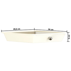 vidaXL Chariot de rangement à 15 tiroirs XXL Blanc Plastique