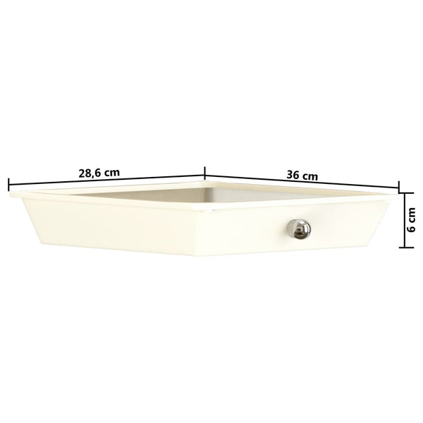 vidaXL Chariot de rangement à 15 tiroirs XXL Blanc Plastique