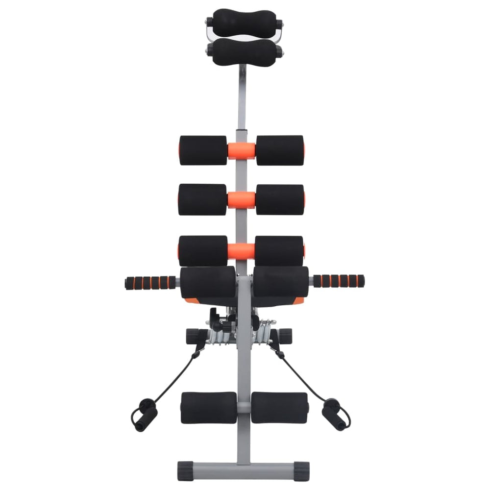 vidaXL Appareil de musculation abdominale en L avec bandes de résistance