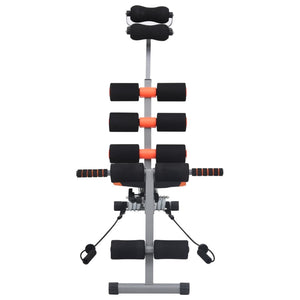 L-Form Bauchtrainer mit Widerstandsbändern