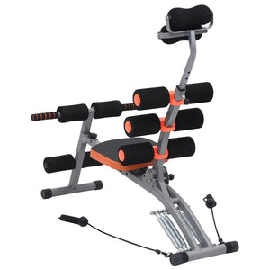 L-Form Bauchtrainer mit Widerstandsbändern