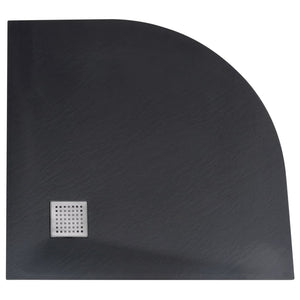 Duschtasse SMC Schwarz 90x90 cm