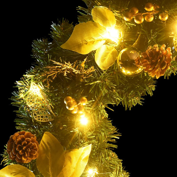 LED-Weihnachtsgirlande Grün 2,7 m