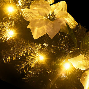 Schwarze LED Weihnachtsgirlande, 2,7 m