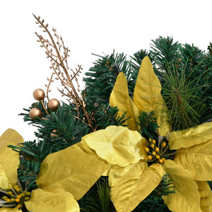 Weihnachtskranz mit LED Grün 60cm